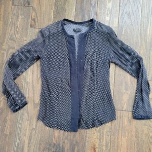 Rag & Bone black silk blouse